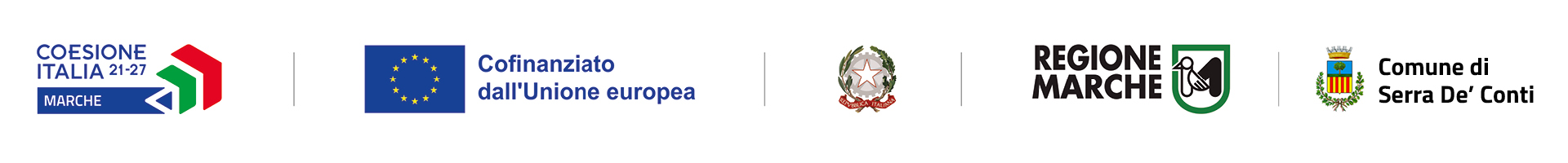 CONO.S.C.I.AMO.CI - conoscere, Serra De` Conti, con intraprendenza, amore e civiltà - Questo intervento è stato realizzato con il contributo dell’Unione europea Bando POR FESR Marche 2021-2027 - Asse 1 - Azione 1.2.2 - Int. 1.2.2.2 Bando per “Servizi digitali integrati”